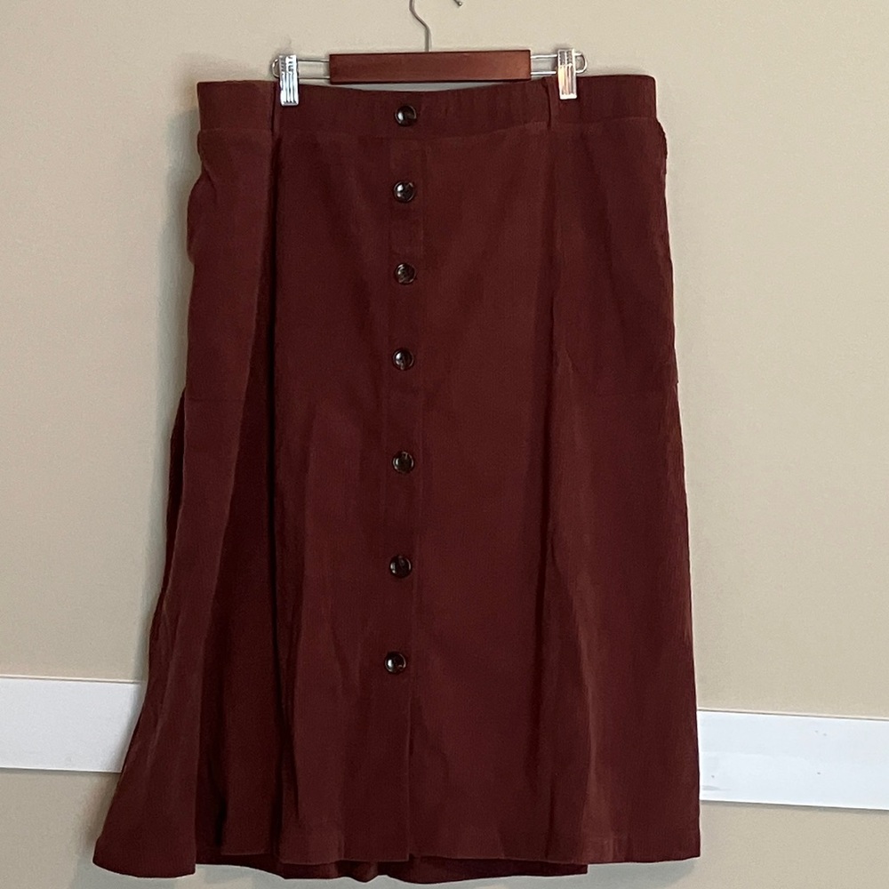 Bloomchic Corduroy Skirt